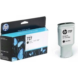 HP 727 Mat Siyah Mürekkep Kartuş B3P22A 130 ML - 2