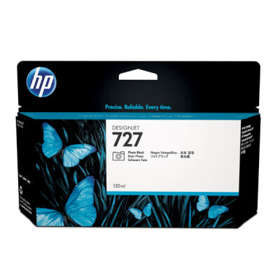 HP 727 Photo Siyah Mürekkep Kartuş B3P23A 130ML - 1