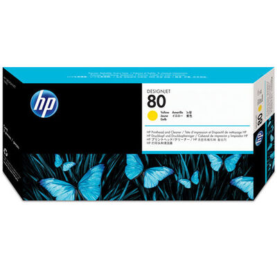 HP C4823A Yellow B.Kafası ve Temizleyicisi (80) - 1