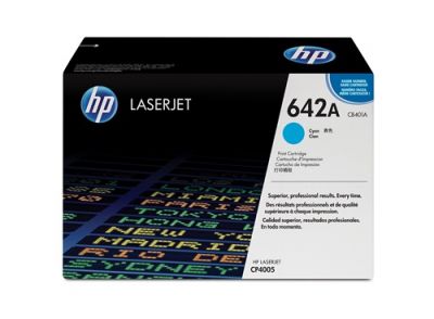 HP CB401A Mavi Orijinal Toner (642A) - 1