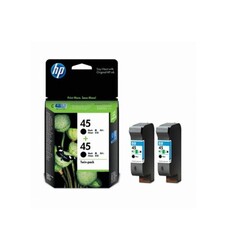 HP 45 2'Li Siyah Orijinal Mürekkep Kartuş 51645A - 3