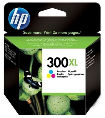 HP 300XL Renkli Orijinal Mürekkep Kartuş CC644E - 1