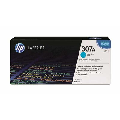 HP CE741A (307A) Mavi Orijinal Toner - 7.300 Sayfa - 1