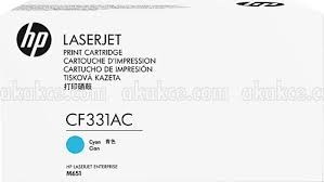 HP CF331AC (654A) Mavi Orijinal Toner - 1
