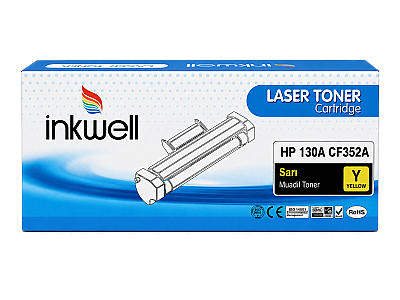 HP 130A CF352A Sarı Muadil Toner - 1