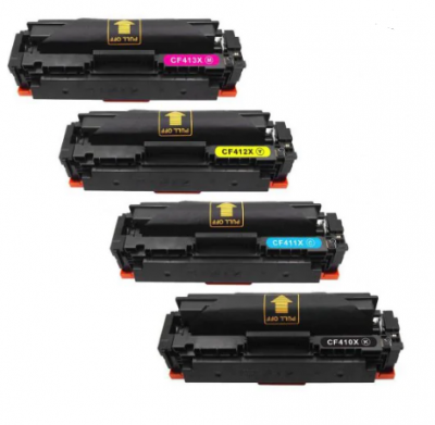 HP 410A (CF410A - CF411A - CF412A - CF413A) Muadil Toner Seti - 1