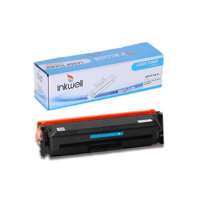 HP 410X (CF411X) Mavi Yüksek Kapasiteli Muadil Toner - 1