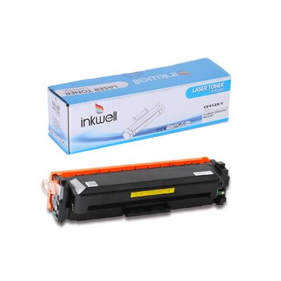 HP 410X (CF412X) Sarı Yüksek Kapasiteli Muadil Toner - 1