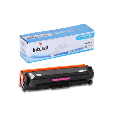 HP 410X (CF413X) Kırmızı Yüksek Kapasiteli Muadil Toner - 1