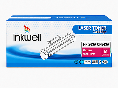 HP 203A CF543A Kırmızı Muadil Toner - 1