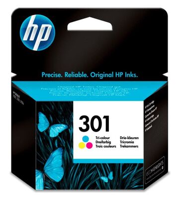 HP CH562EE (301) CMY Renkli Orjinal Mürekkep Kartuş - 1