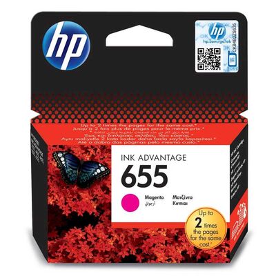 HP 655 Kırmızı Orijinal Mürekkep Kartuş CZ111A - 1