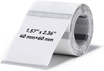 Niimbot T40x60mm 125 adet Şeffaf Etiket ( transparent ) (B1,B21S,B3S) - 1
