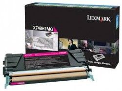 LEXMARK X748 (X748H1MG) ORJİNAL KIRMIZI TONER YÜK. KAP. - 1