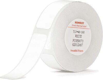 Niimbot T12x40mm 155 Adet Beyaz Etiket ( D11, D110, D101, H1S) - 6