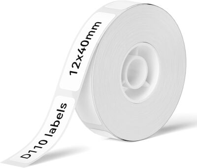 Niimbot T12x40mm 155 Adet Beyaz Etiket ( D11, D110, D101, H1S) - 1