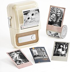 Niimbot B21 PRO Krem Termal Etiket Yazıcı (300 DPI) - 2
