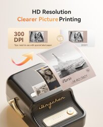 Niimbot B21 PRO Siyah Termal Etiket Yazıcı (300 DPI) - 2