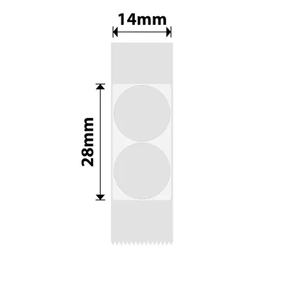 Niimbot ET 14x28mm 195 adet Şeffaf Etiket (B18/N1) Transparent - 2