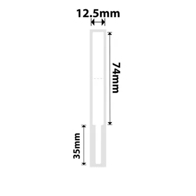 Niimbot EW12.5x74+35mm 60 adet Beyaz Kablo Etiketi ( B18/N1) - 3