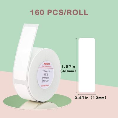 Niimbot T12x40mm 160 Adet Pembe Etiket ( D11, D110, D101, H1S) - 2