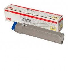 OKI C-9600-9650-9800-9850 (42918961) ORJİNAL SARI TONER - 1
