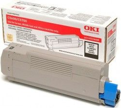 OKI C5600/C5700 (43324440) ORJİNAL SİYAH TONER - 1