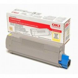 OKI C5600 (43381921) ORJİNAL SARI TONER - 1