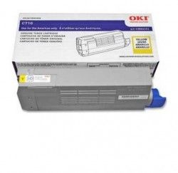 OKI C710/711/711WT (44318621) ORJİNAL SARI TONER - 1
