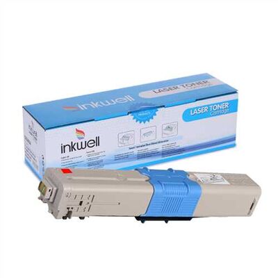 OKI C301 C321 Kırmızı Muadil Toner 44973542 - 1
