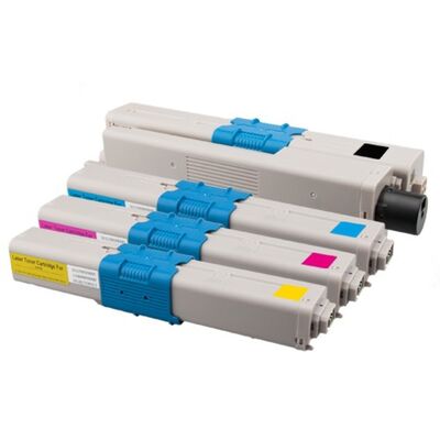 OKI C332 MC363 Muadil Toner Seti (Siyah + Mavi + Kırmızı + Sarı) - 2