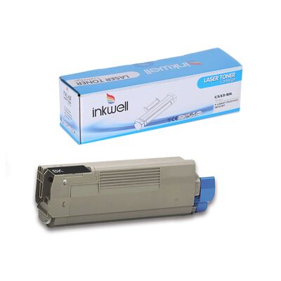 Oki C532 Siyah Yüksek Kapasiteli Muadil Toner 46490632 - 1