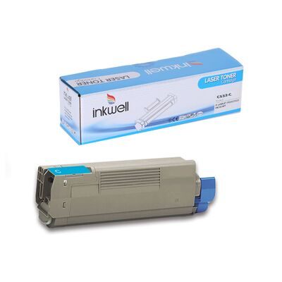 Oki C532 Mavi Yüksek Kapasiteli Muadil Toner 46490631 - 1