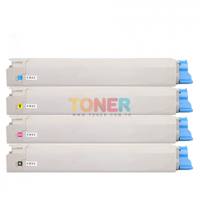 OKI C831 / C841 Muadil Toner Seti (Tüm Renkler) - 2