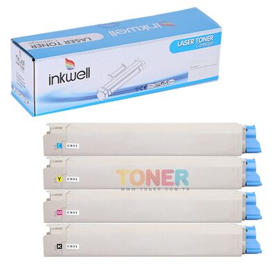 OKI C831 / C841 Muadil Toner Seti (Tüm Renkler) - 1