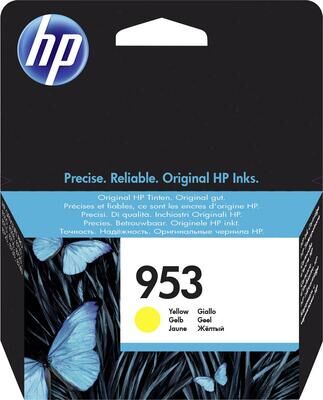 HP 953 Sarı Orjinal Mürekkep Kartuş F6U14A - 1