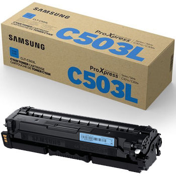 SAMSUNG CLT-C503L Mavi Orijinal Toner - 1